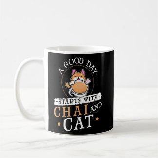 Mug Coupe indienne de chat Desi Chai du matin