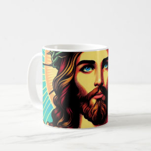 Mug Coupe Jésus colorée !