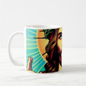 Mug Coupe Jésus colorée ! (Gauche)