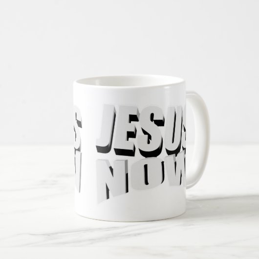 Mug Coupe Jesus Now 3D (Devant droit)