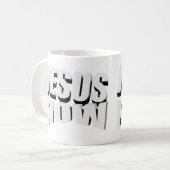Mug Coupe Jesus Now 3D (Devant gauche)