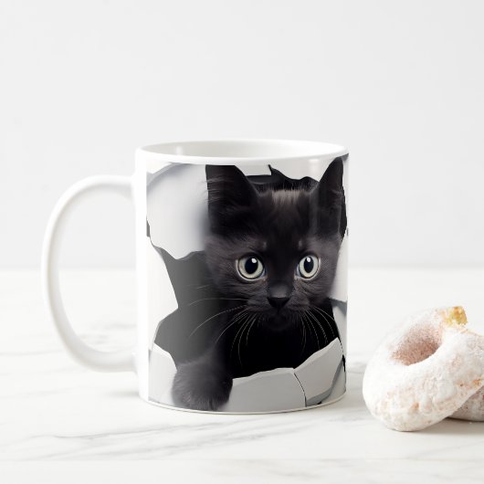 Mug Coupe Kitty Coffee (Avec donut)
