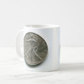 Mug Coupe Lady Liberty Dollar Argent (Devant gauche)