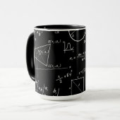 Mug Coupe large de tableau noir (Devant gauche)