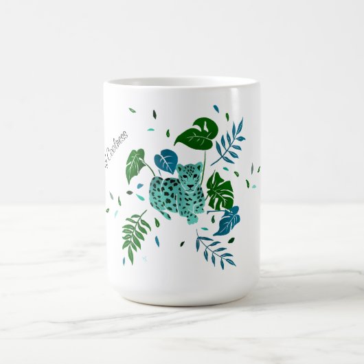 Mug Coupe Léopard de fraîcheur (Centre)