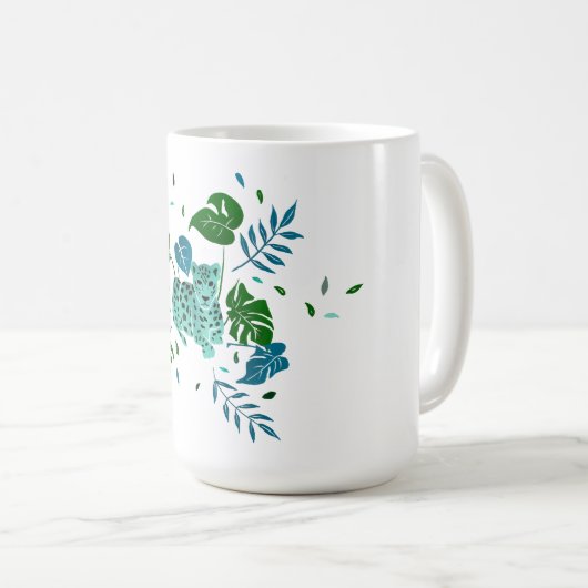 Mug Coupe Léopard de fraîcheur (Devant droit)