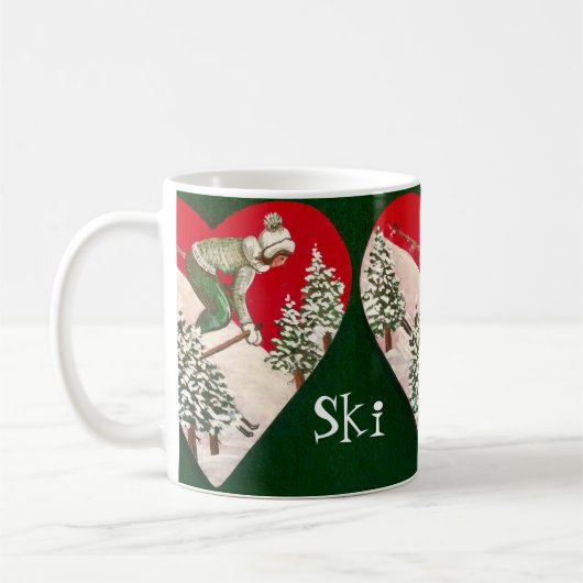 Mug Coupe Love Ski (Gauche)