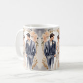 Mug Coupe mariage de mariée et de chambre (Devant gauche)