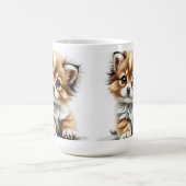 Mug Coupe mignonne de chiot (Centre)