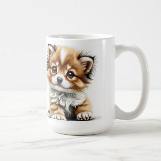 Mug Coupe mignonne de chiot
