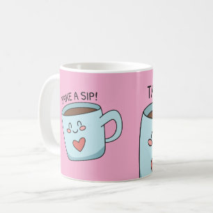 Mug Coupe mignonne dessin d'amour