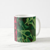 Mug Coupe Motif rouge et verte (Devant droit)