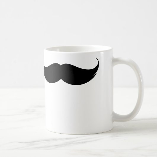 Mug Coupe Mustache de café (Droite)
