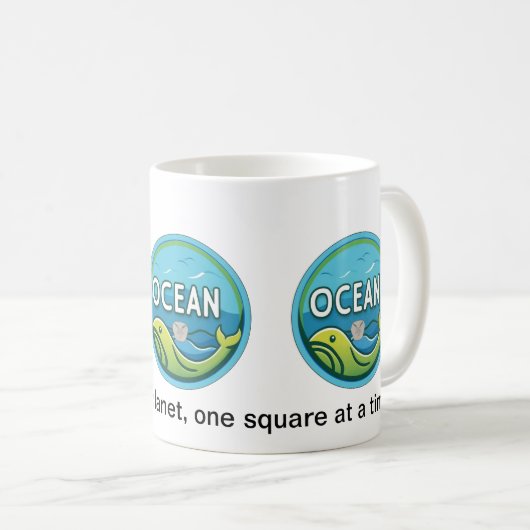 Mug Coupe Ocean Clean Up (Devant droit)