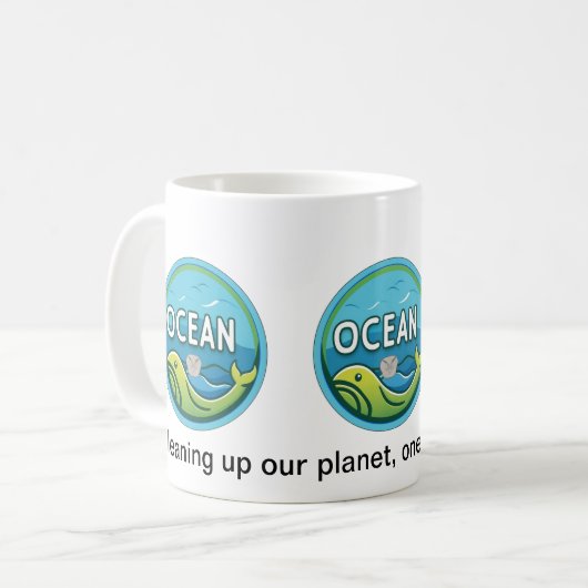 Mug Coupe Ocean Clean Up (Devant gauche)