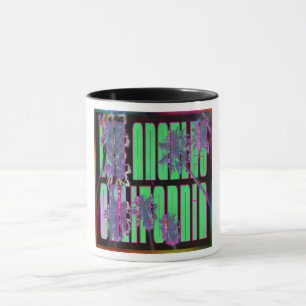 Mug Coupe Palm Sky : LOS ANGELES CALiFORNiA
