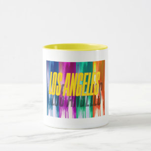Mug Coupe "Palms colorés de Los Angeles"