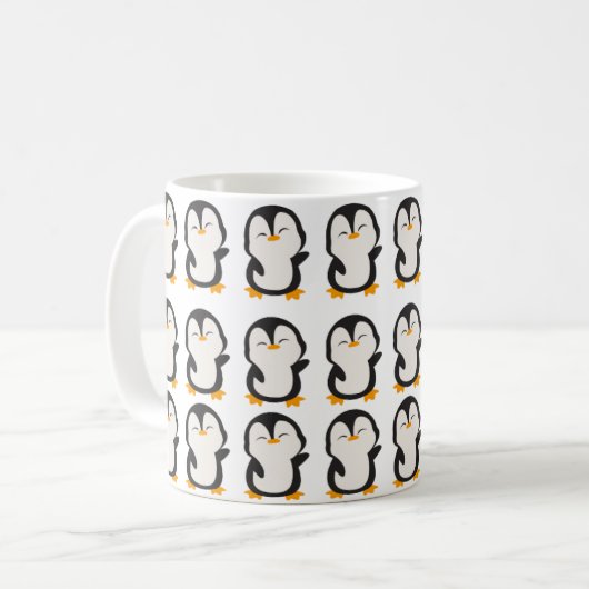 Mug Coupe Penguin Design (Devant gauche)
