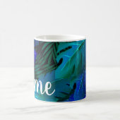 Mug Coupe personnalisée Blue Rainforest Design Coffee (Centre)