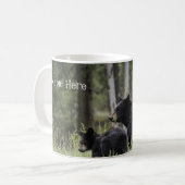 Mug Coupe personnalisée de café d'ours (Devant gauche)