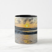 Mug Coupe personnalisée de Happy Sunshine Modern Cute (Centre)