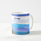 Mug Coupe personnalisée des Great Smokey Mountains (Devant droit)