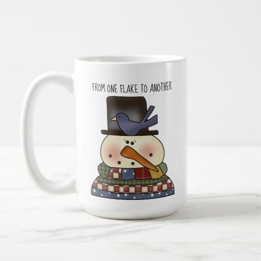 Mug Coupe primitive de café de neige (Gauche)