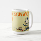 Mug Coupe Ralphabet Cat (Devant droit)