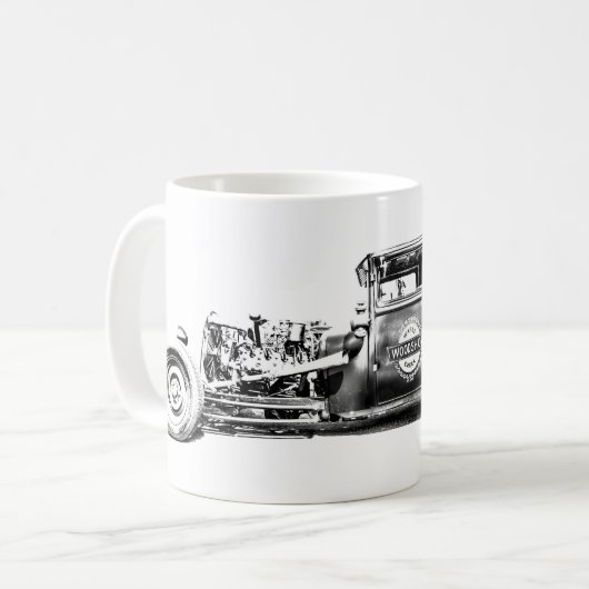 Mug Coupe Rat Rod de café (Devant gauche)
