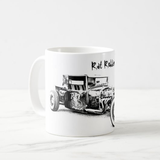 Mug Coupe Rat Rod de café (Devant gauche)