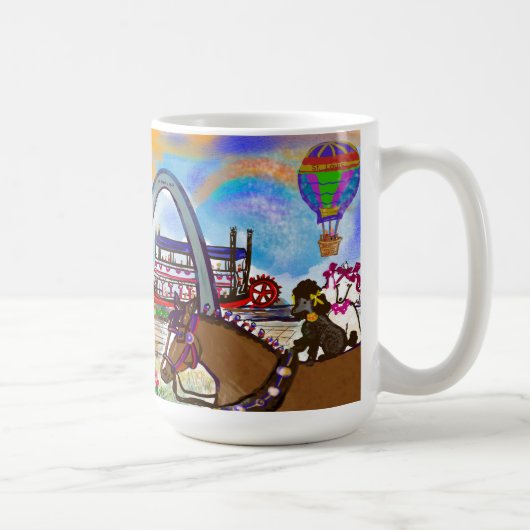 Mug Coupe Saint-Louis de caniche (Droite)
