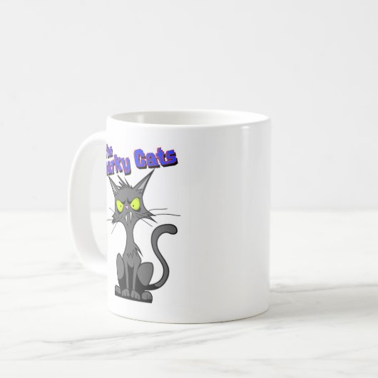 Mug Coupe Snarky Cats (Devant gauche)