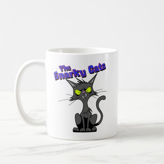 Mug Coupe Snarky Cats (Gauche)