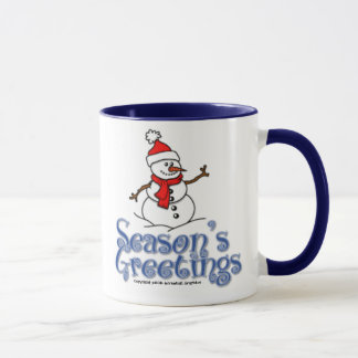 Mug Coupe Snowman Bonnes Fêtes