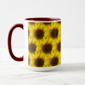 Mug Coupe Sunshine Sunflower de café (Gauche)