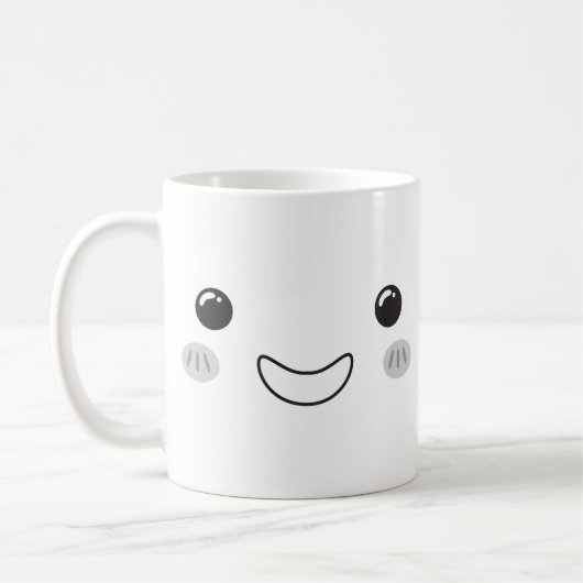 Mug Coupe Super mignonne de café Smiley (Gauche)