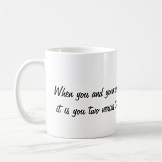 Mug Coupe sur la façon de gérer les conflits conjugaux