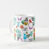 Mug Coupe Thème Plage Café (Devant gauche)