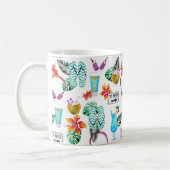 Mug Coupe Thème Plage Café (Gauche)