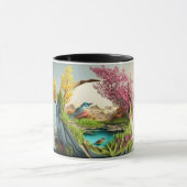 Mug Coupe Tropical Birds Ceramic (Centre)