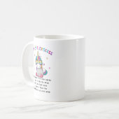 Mug Coupe Unicorn De Fvckoffee Un Splash De Aucun Soin (Devant gauche)