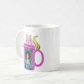 Mug Coupe unique de café amoureux d'écureuil (Devant gauche)