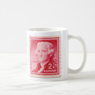 Mug Coupe vintage de café Timbre Postage