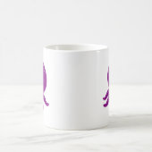 Mug Coupe violet octopus Ancien imprimé (Centre)