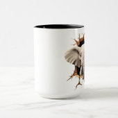Mug Couper l'arrière - plan Elephant (Centre)