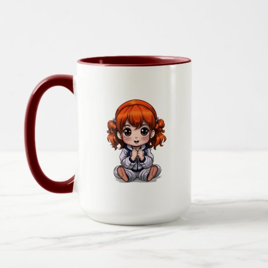 Mug Couper les filles cheveux orange (Gauche)