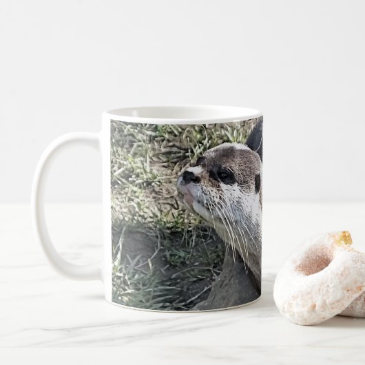 MUG COUPER OTTER (Avec donut)