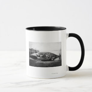 Mug Couper une baleine bleue en Alaska Photo
