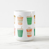 Mug Coupes de café d'automne | Latte d'épices Citrouil (Centre)