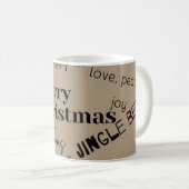Mug Coupes de café de Noël (Devant droit)